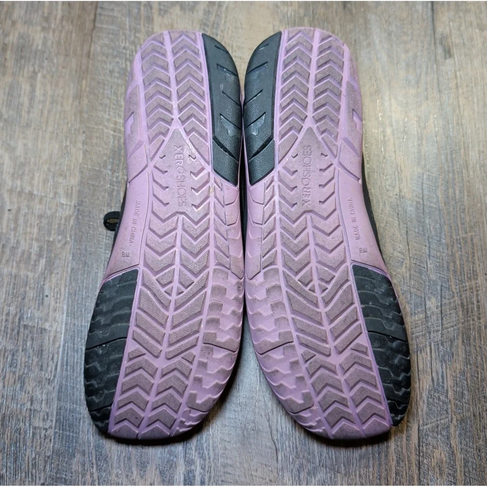 XERO Forza Runner Barefoot Minimalist Sneaker Black Elderberry Women's Size 8 - Picture 11 of 13